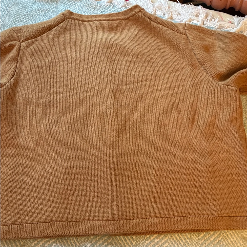 JCrew Emilie patch-pocket sweater lady jacket in heather acorn - Picture 7 of 10